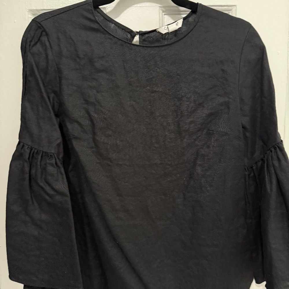 Women linen blouse size M